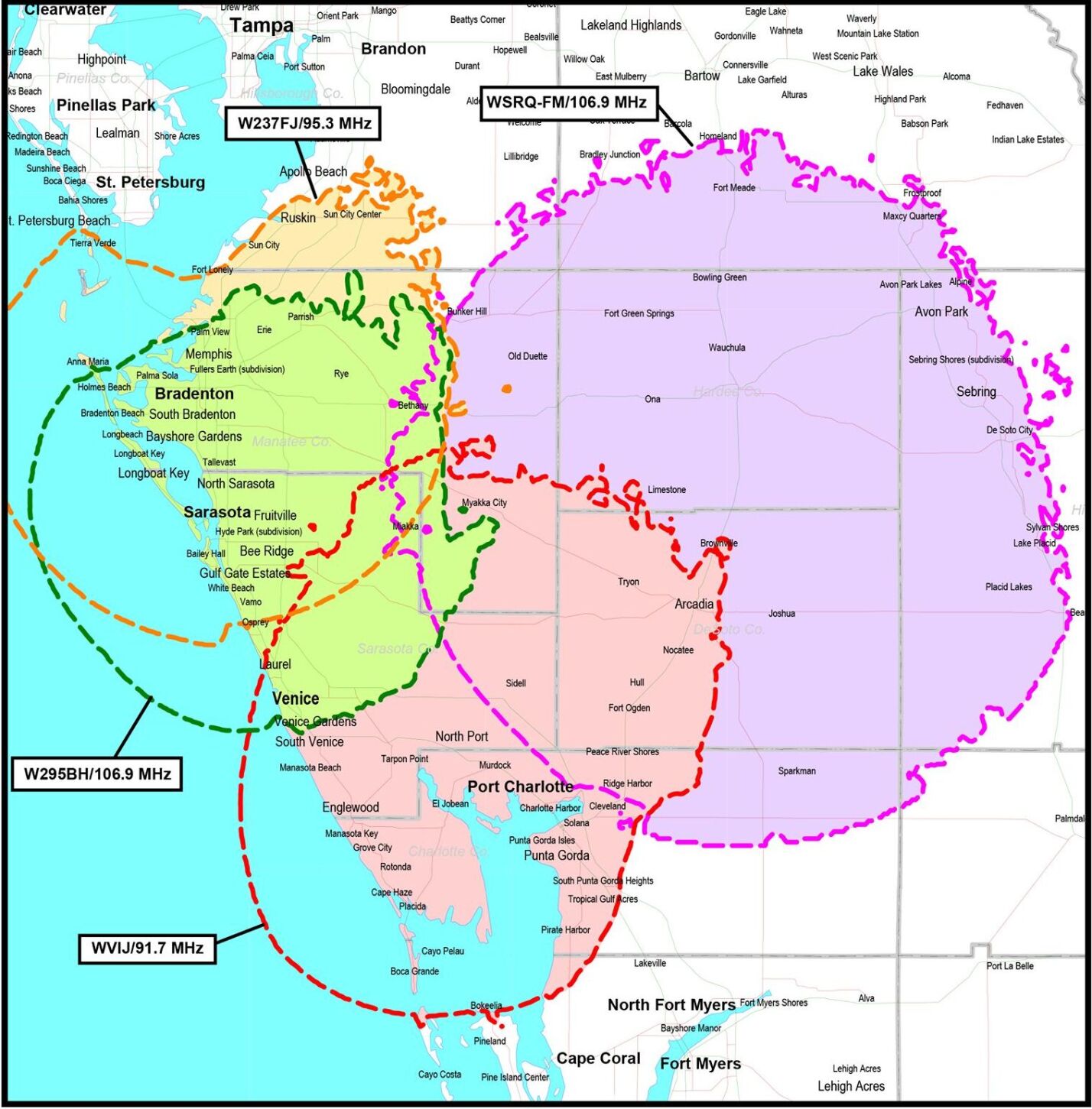 Lecom radio coverage